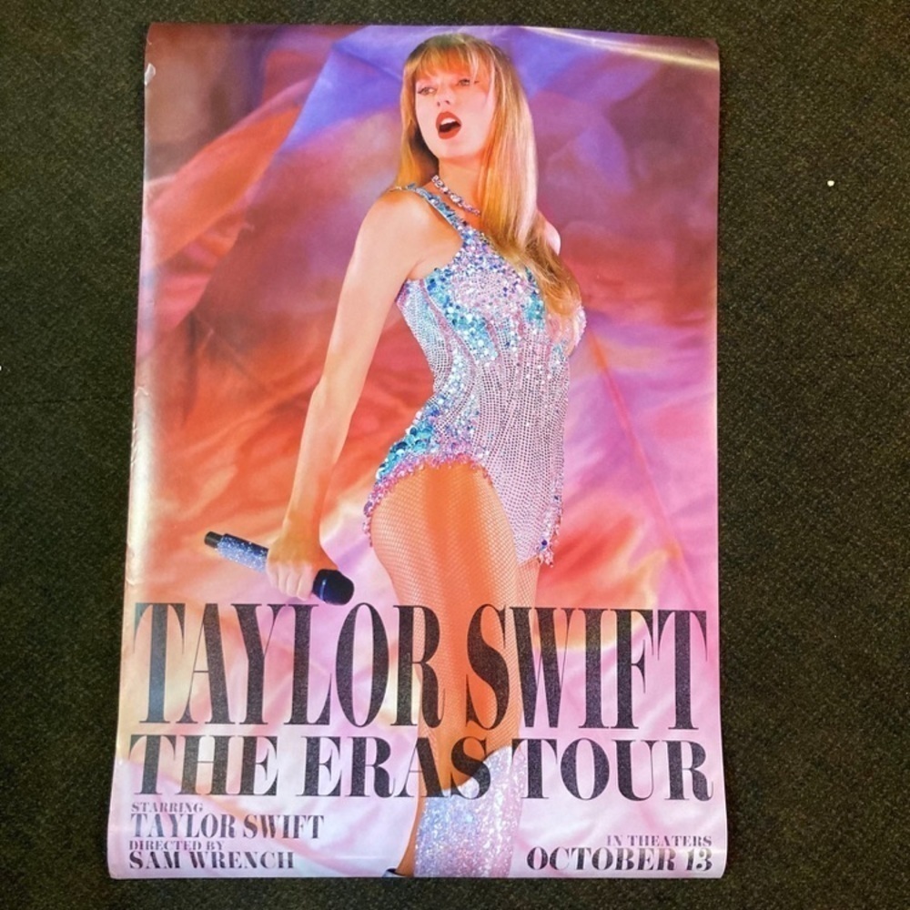 Taylor Swift Eras Tour Official One Sheet Movie Poster